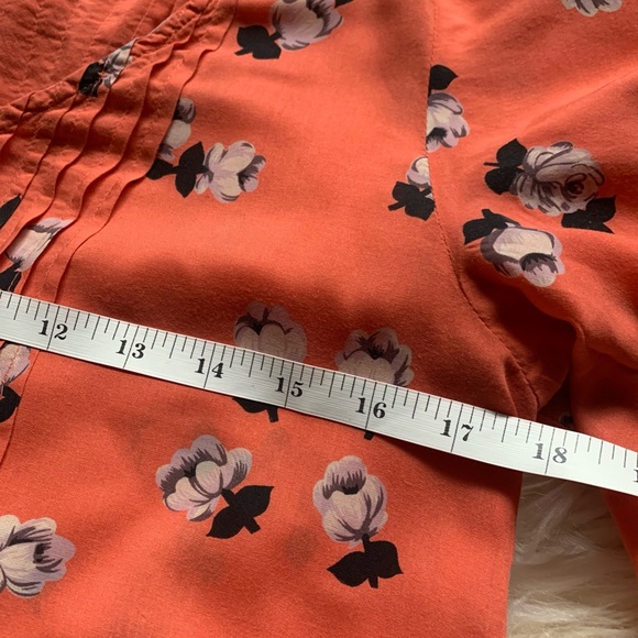 Anthropologie Maeve Flutter Maya Floral Blouse-S2 - Picture 11 of 12